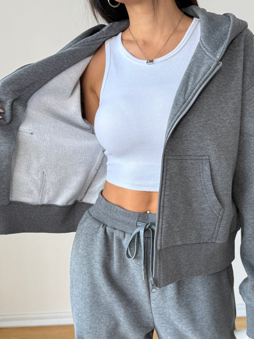 Duomuxzs Women Sweatsuits 2 piece Outfit Zip Up Hoodie Set Lounge Sweatpants Set Wide Leg Pants Matching Tracksuit Sets